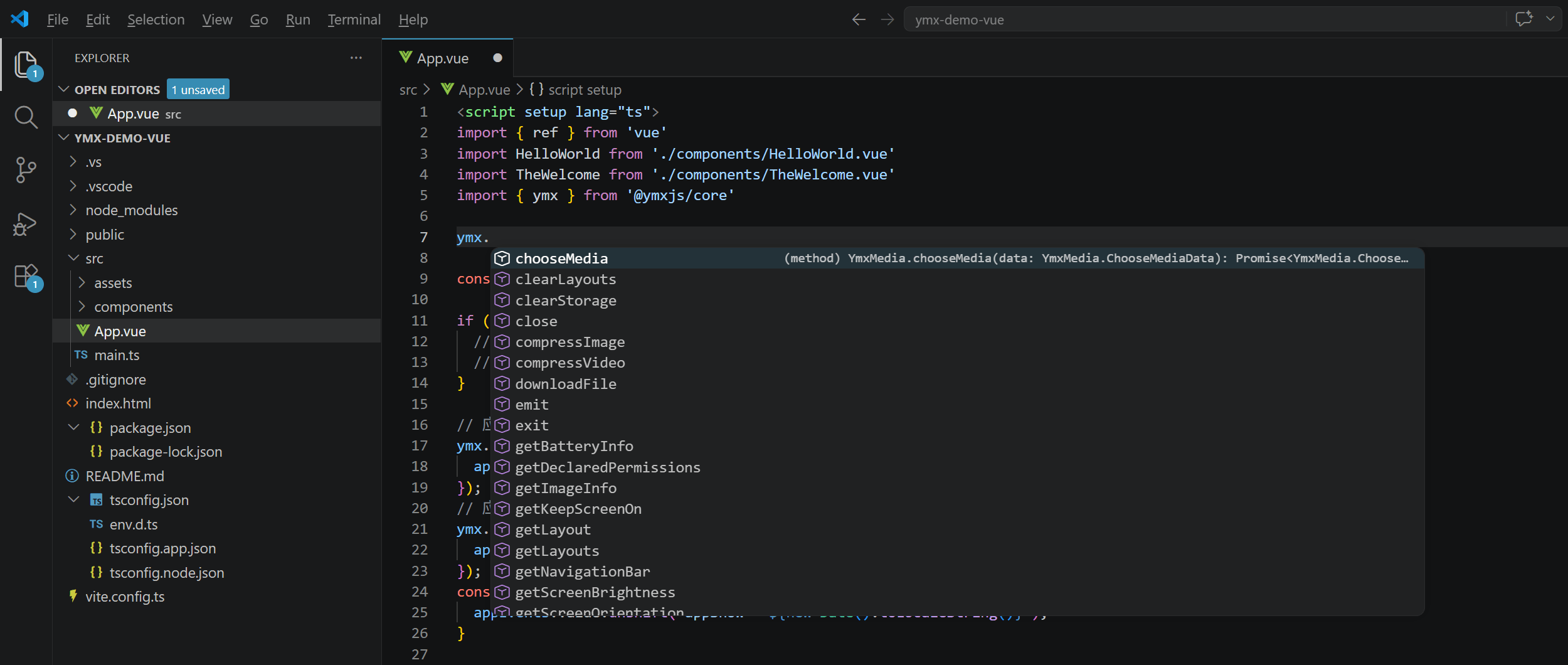 ymxjs/core